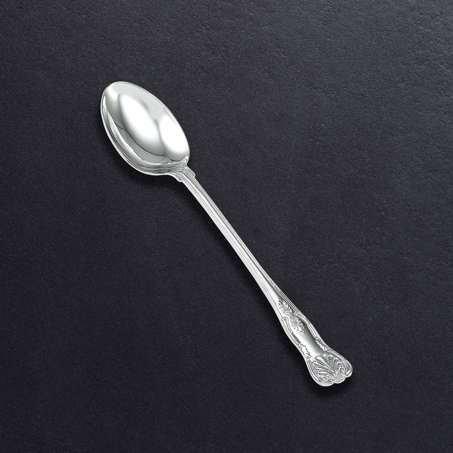 Stuffing Or Serving Spoon With King's Pattern Handle-0