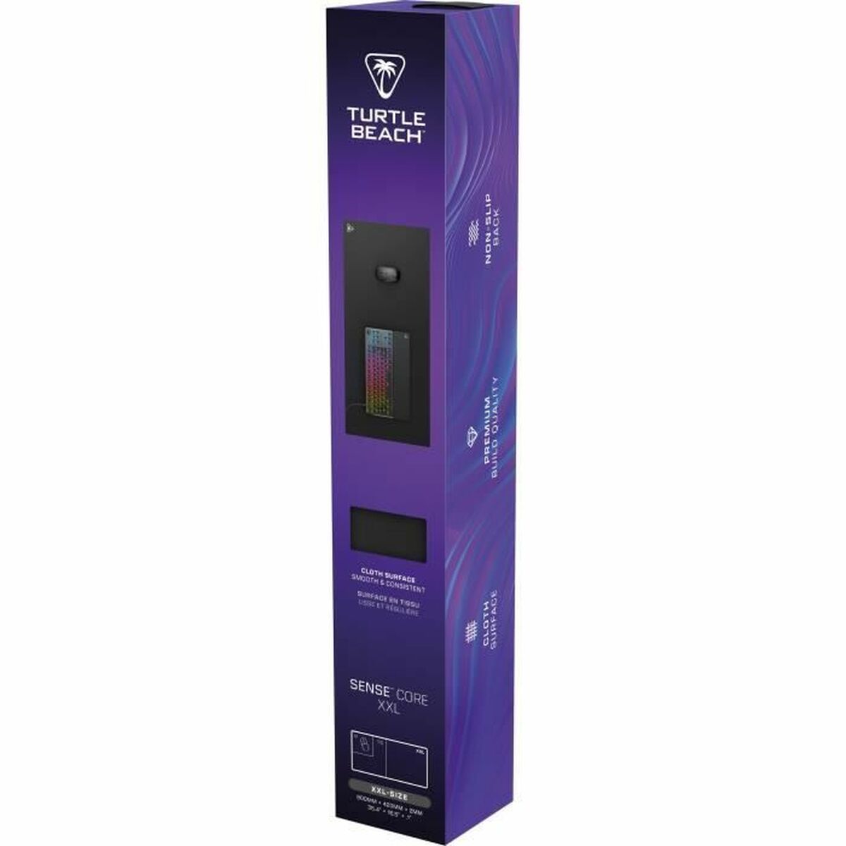 Mouse Mat Turtle Beach Sense Core XXL Black-3