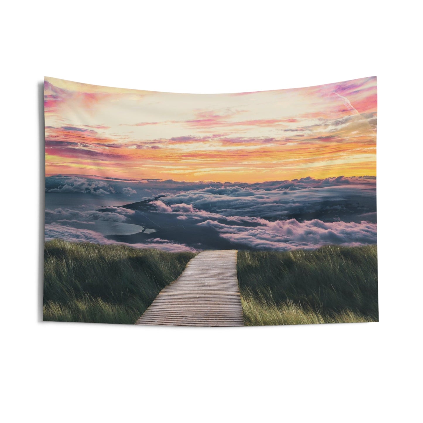 Sunrise Beach Path Tapestry