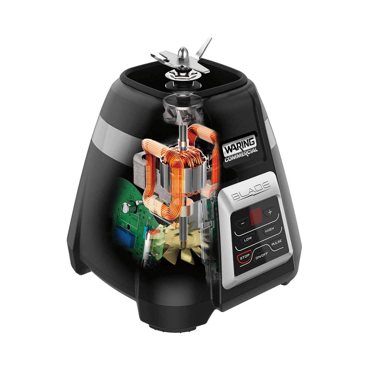 BB340 "Blade Series" Medium-Duty Blender with 99 Second Timer & 48 oz Copolyester Jar by Waring Commercial-2