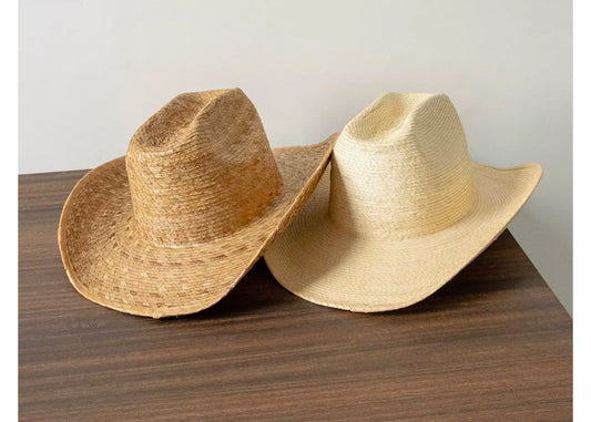 Turfing Straw Cowboy Hat-0