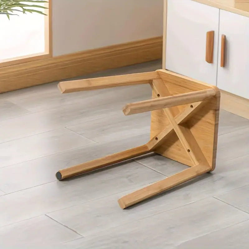 Eco-Friendly Bamboo Stool: Simplify Your Space with Style-4