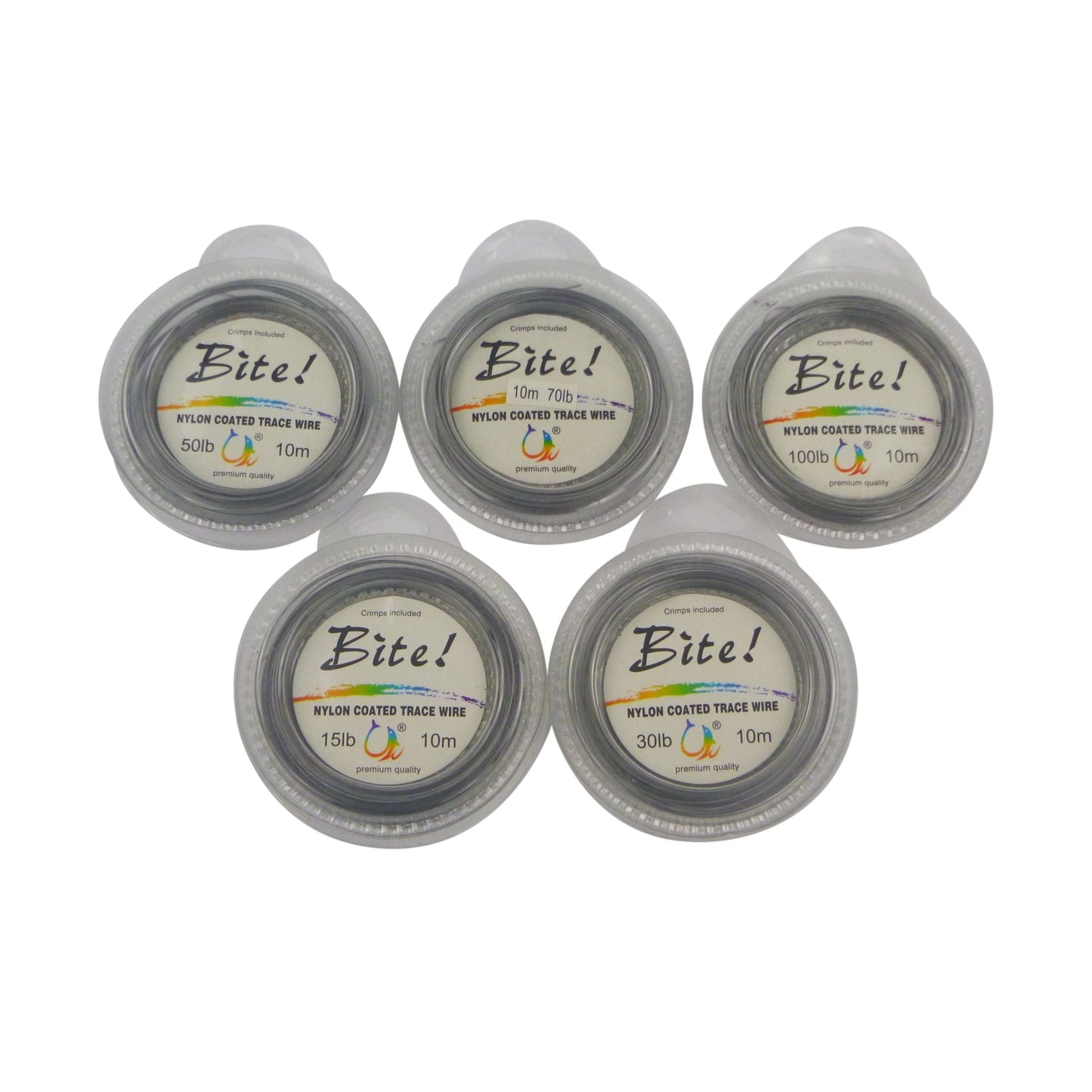 Swimerz Bite 7 Strand Coated Leader Wire, 50lb breaking strain, 10 mtrs-1