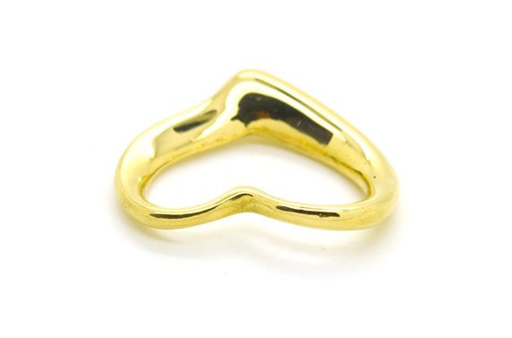 Else Peretti Open Heart Pendant from Tiffany & Co. 18K Gold-19