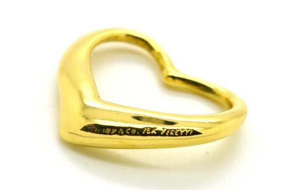 Else Peretti Open Heart Pendant from Tiffany & Co. 18K Gold-22
