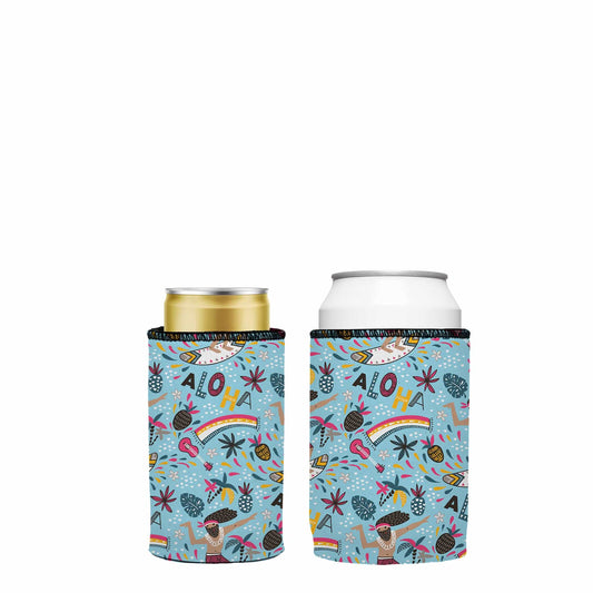 NNEDSZ Surfing Aloha Stubby Cooler 2-Pack - Standard