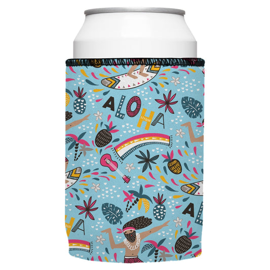 NNEDSZ Surfing Aloha Stubby Cooler - Standard