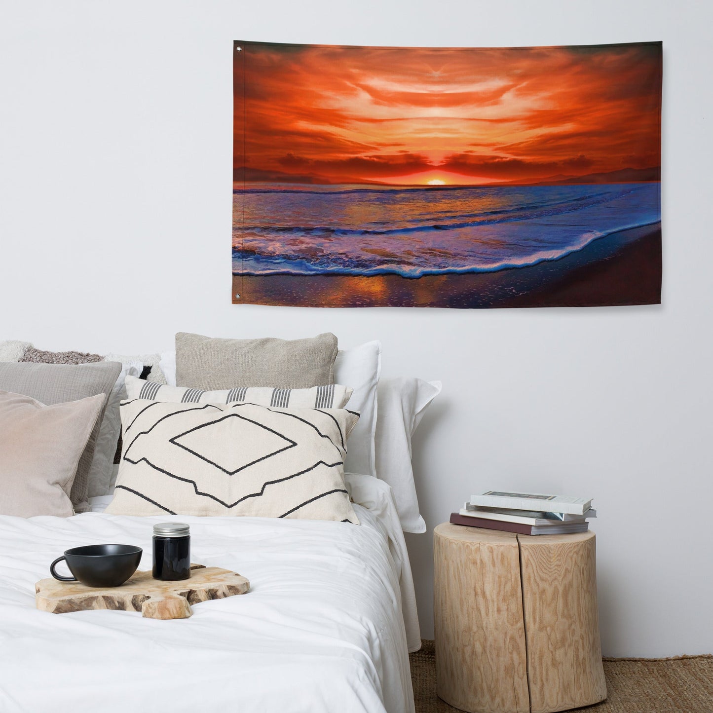 Beach Sunrise Flag
