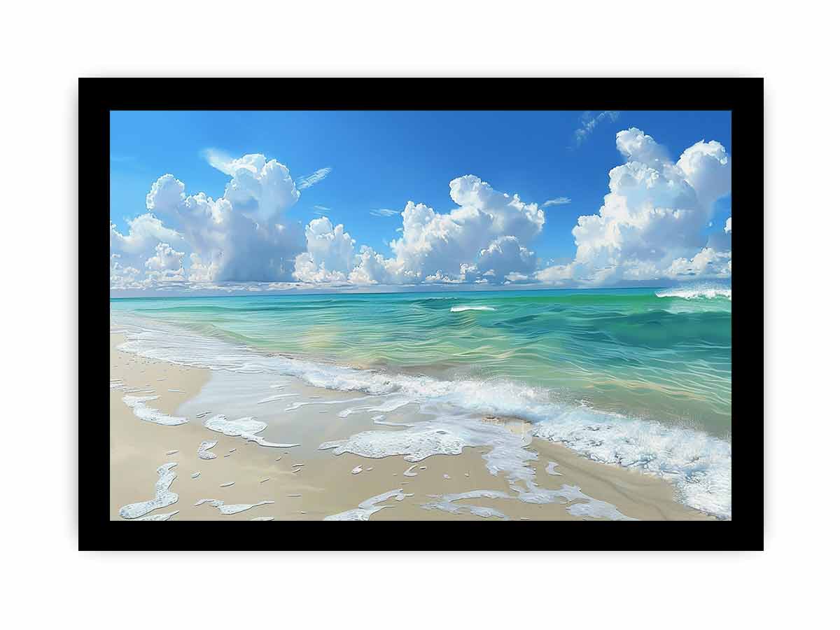 Perfect Beach Canvas painting Print
