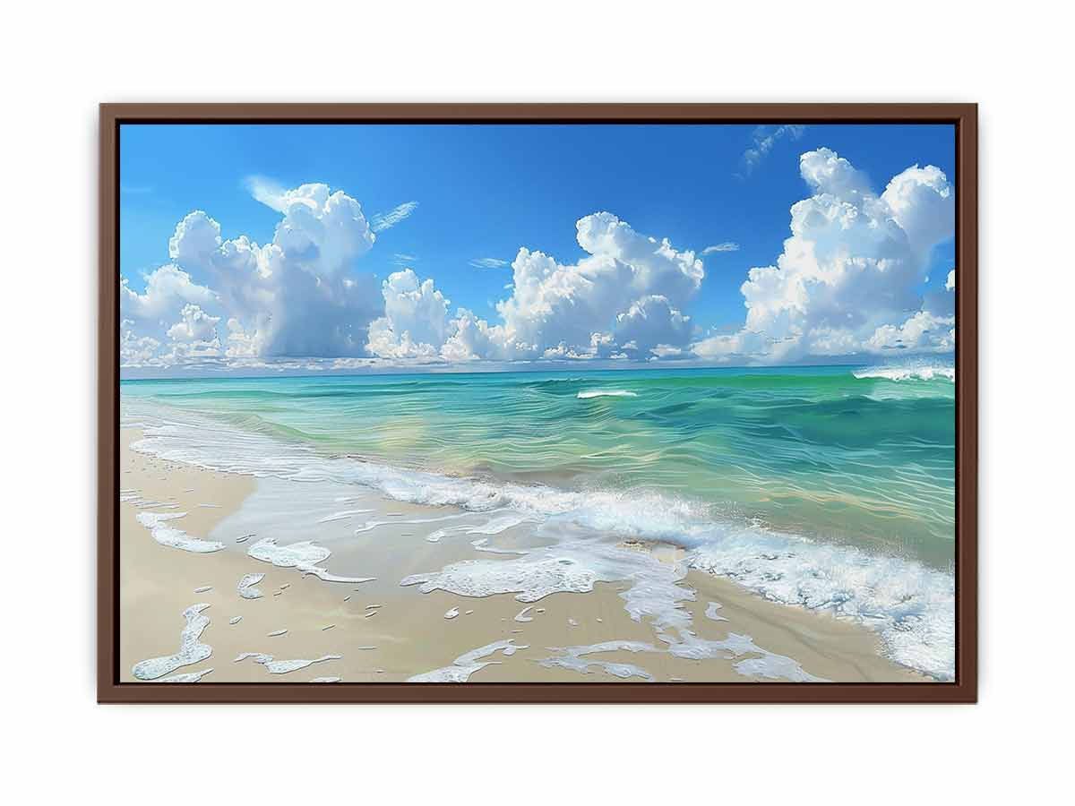 Perfect Beach Canvas painting Print