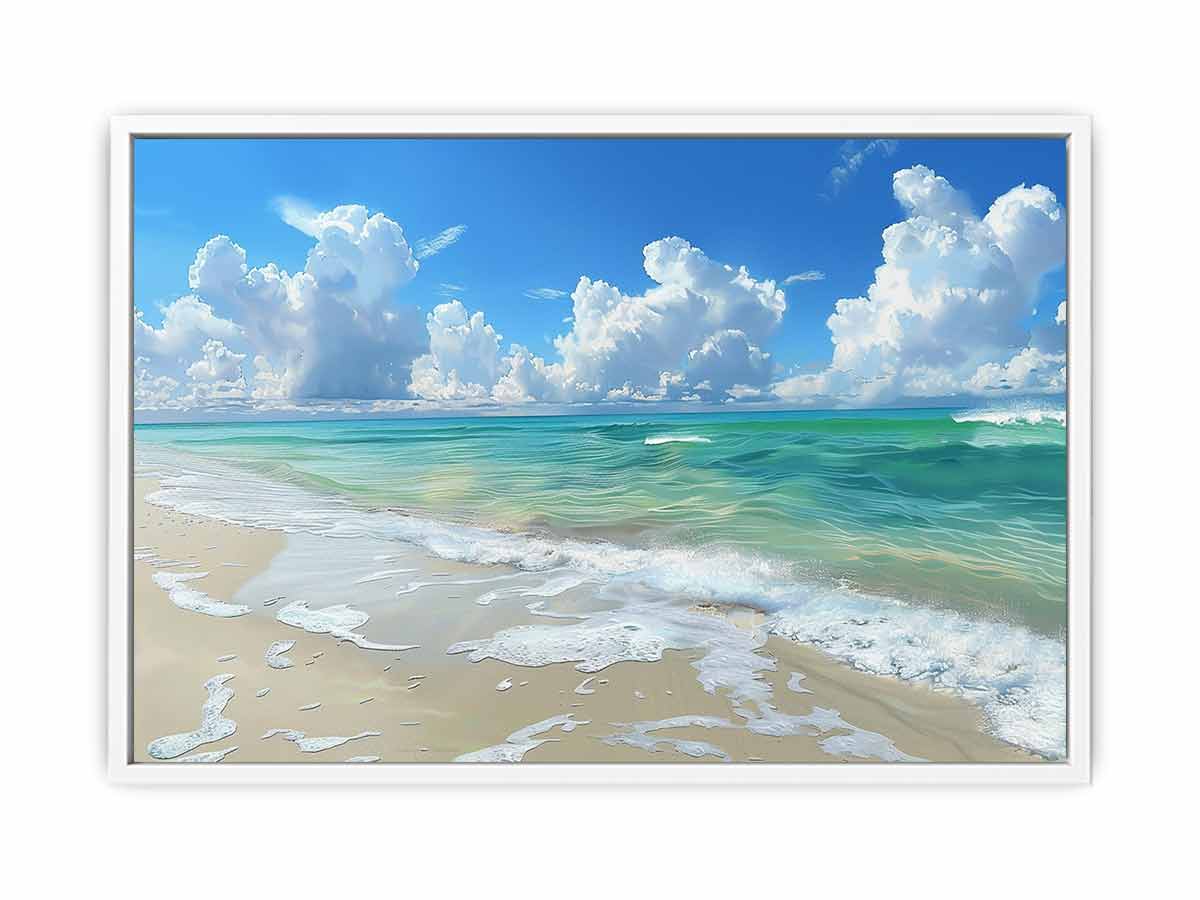 Perfect Beach Canvas painting Print