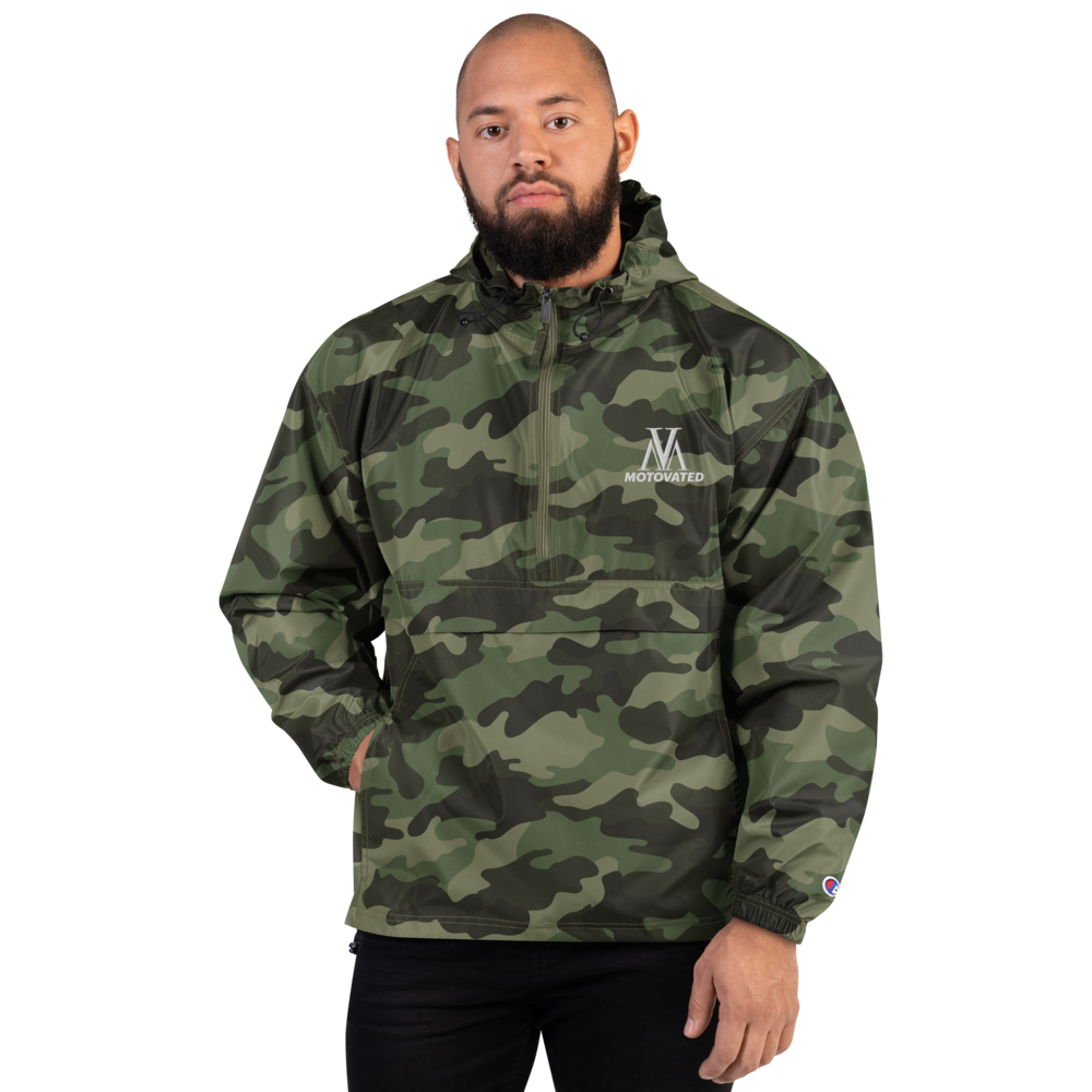 Embroidered Motovated Packable Jacket-0