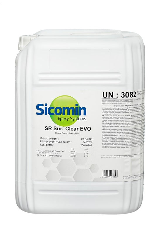 Resina Epoxi Sicomin Surf Clear EVO (33kg)