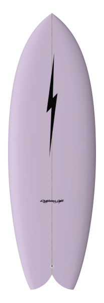 Prancha Surf Lightning Bolt QUAD FISH by Spottt