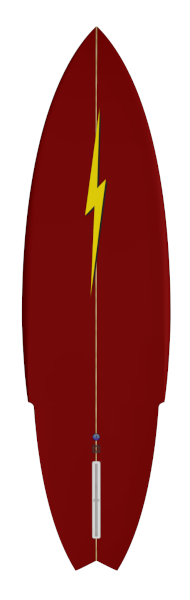 Prancha Surf Lightning Bolt STINGER by Spottt