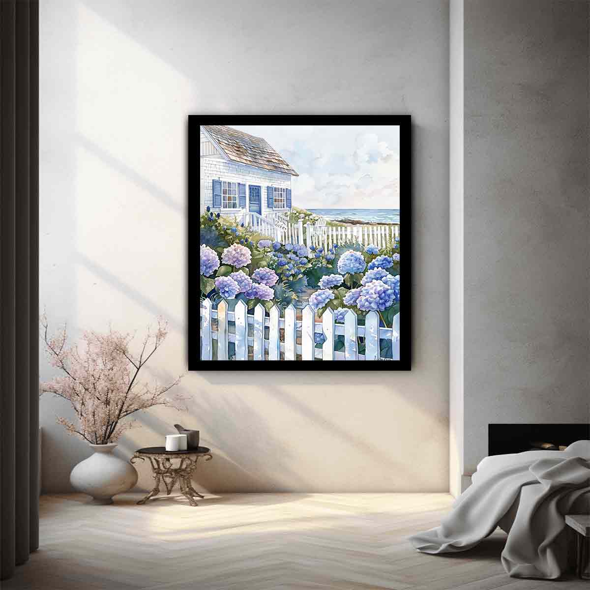 Beach House Canvas art Print