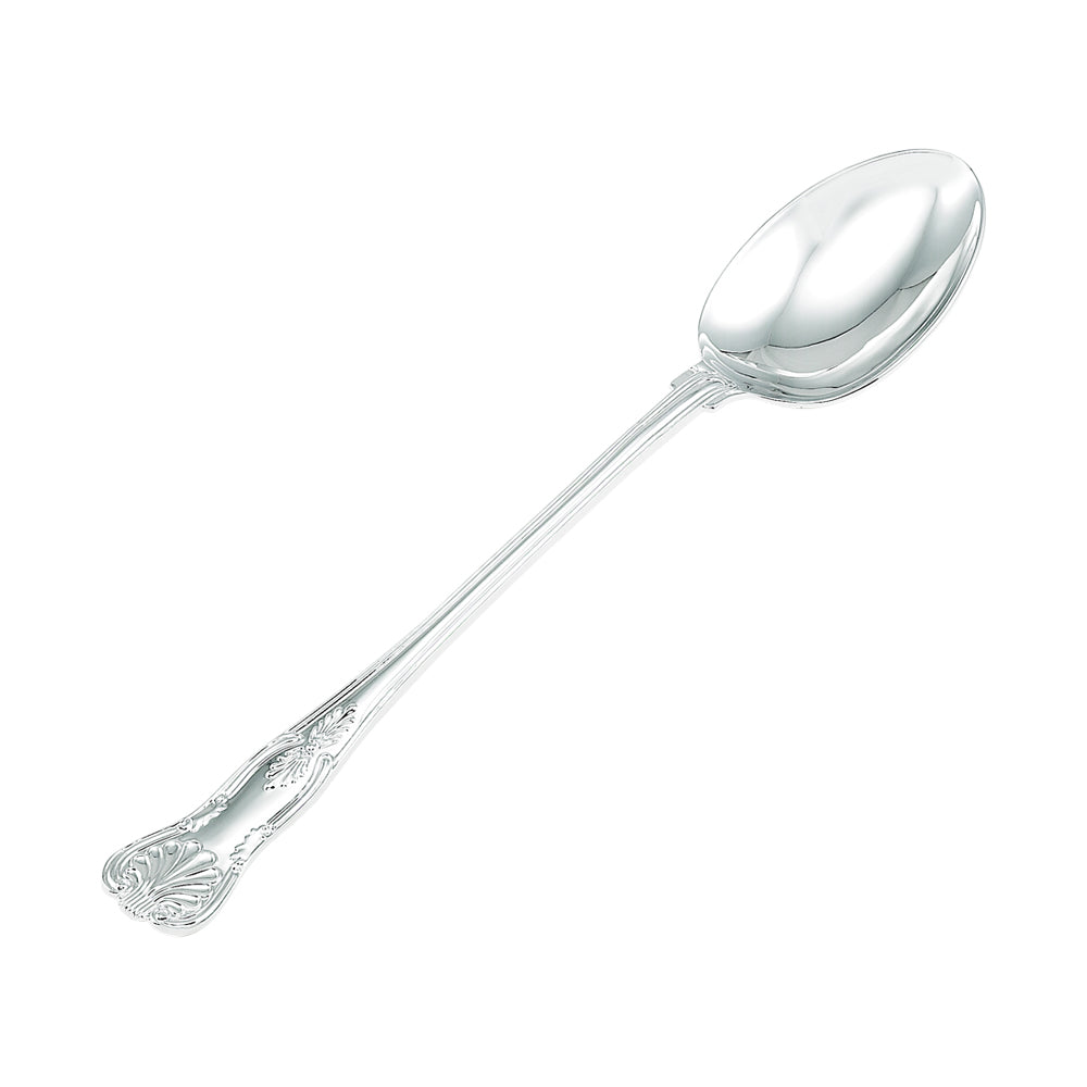 Stuffing Or Serving Spoon With King's Pattern Handle-2