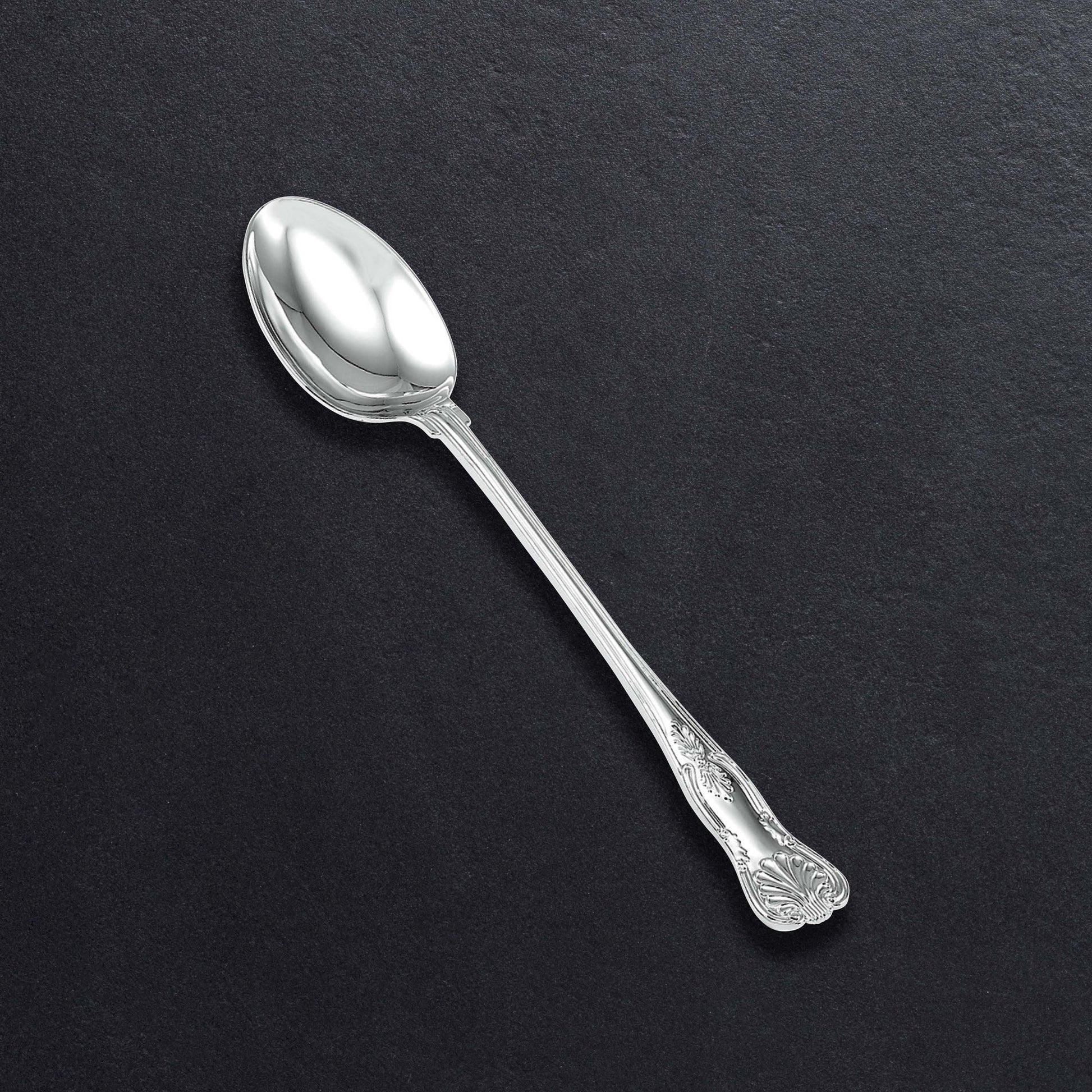 Stuffing Or Serving Spoon With King's Pattern Handle-0