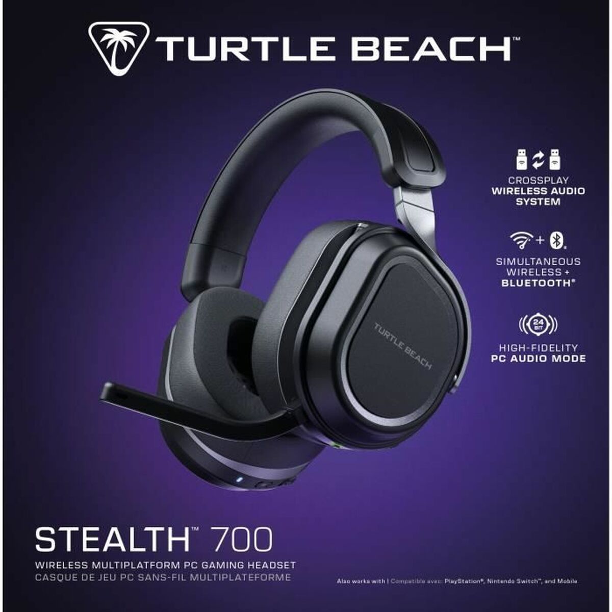 Headphones with Microphone Turtle Beach Stealth 700PC Black-5