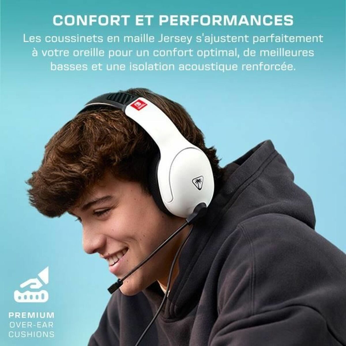 Headphones Turtle Beach Airlite Fit White/Black-2