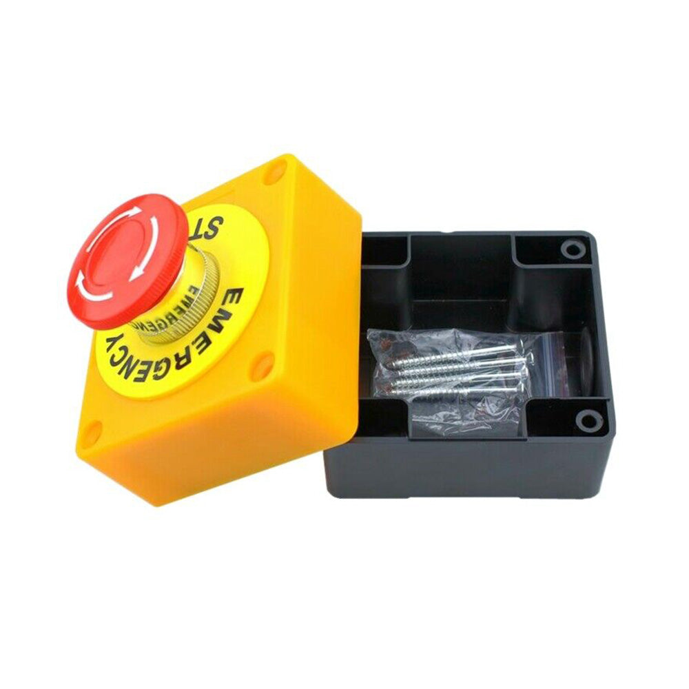 Emergency Stop Shut Off Push Buttons Switch 1NO  1NC e-stop Push Button AU-3