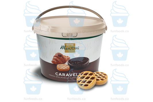 Gran Caravella Fluifour Gianduji (Chocolate Hazelnut) - 13 KG Bucket - Spreadable Cream - Master Martini Canada-0