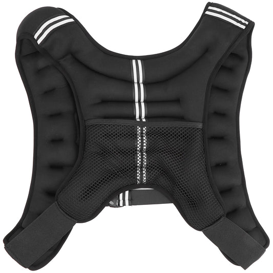 Weighted Vest for Strength Training with Adjustable Buckles, 10.3KG(Black)-0