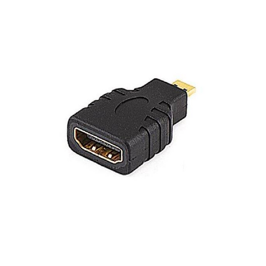 Sbox SX-530754 HDMI - microHDMI adapter fekete (W026740) (W026740)-0