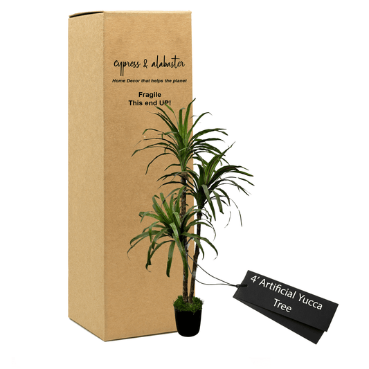 4' Lifelike Yucca Tree In Eco-Friendly Pot-0