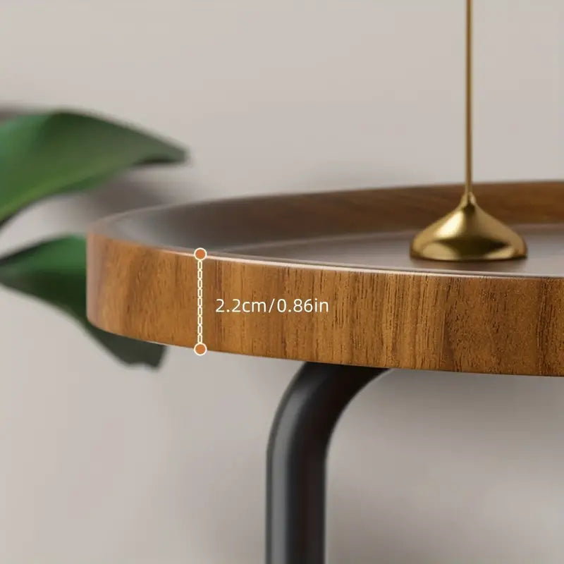 Crafted with precision, this wood grain side table is a work of art-4