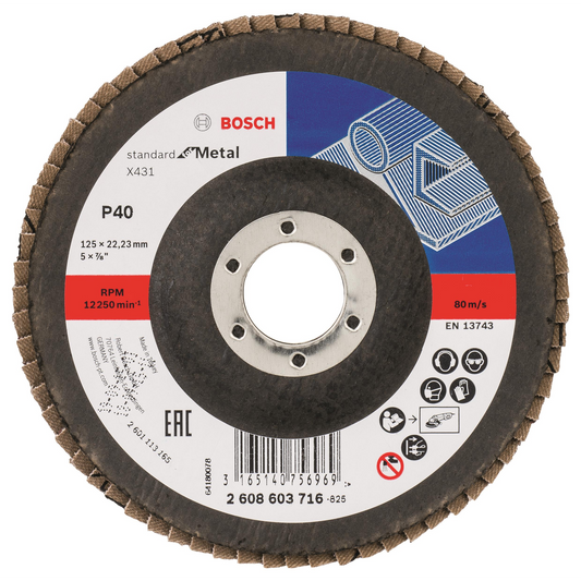 BOSCH 2608603716 X431, Standard for Metal lamellás csiszolókorong (2.608.603.716)-0