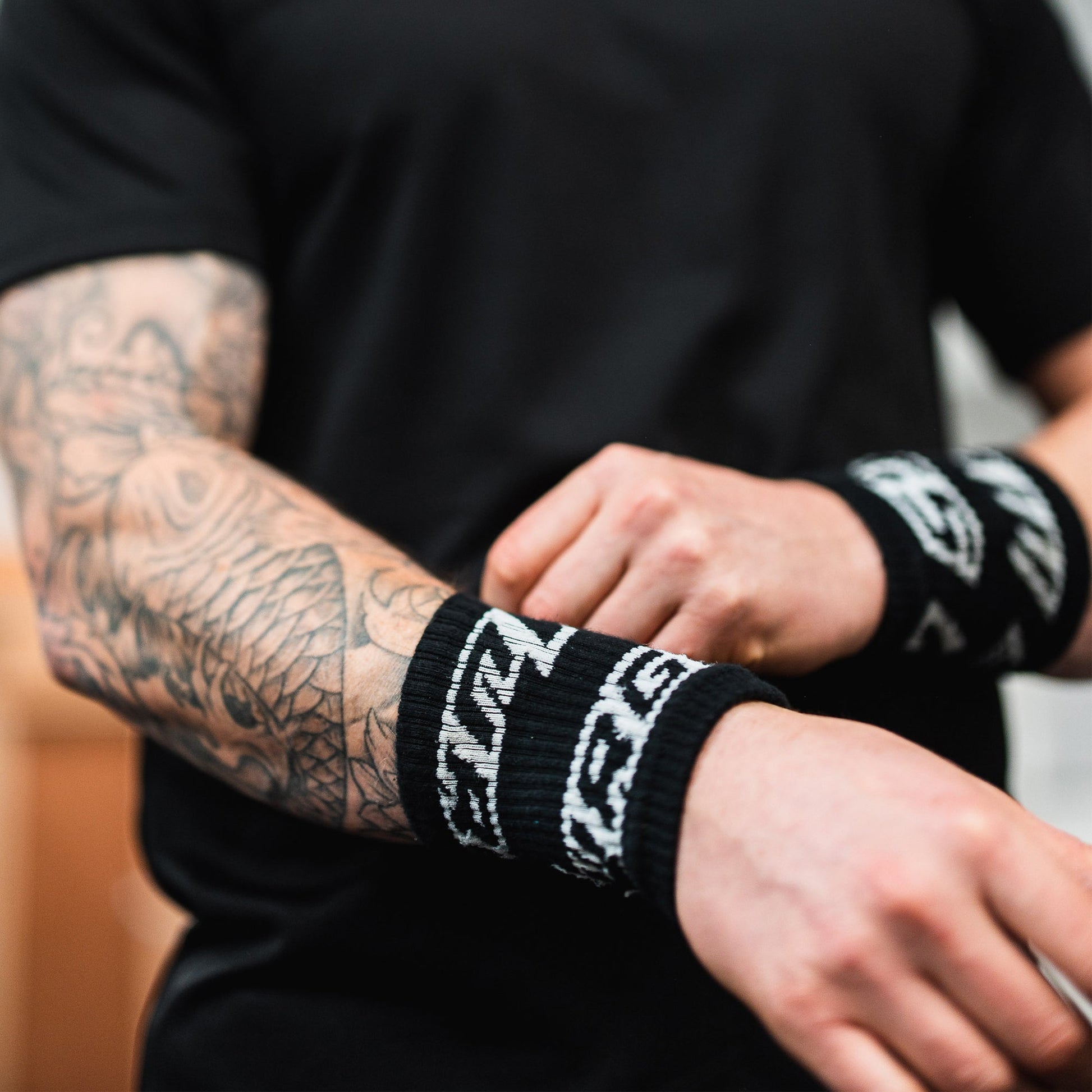 Wristbands - Black Classic (Pair)-2