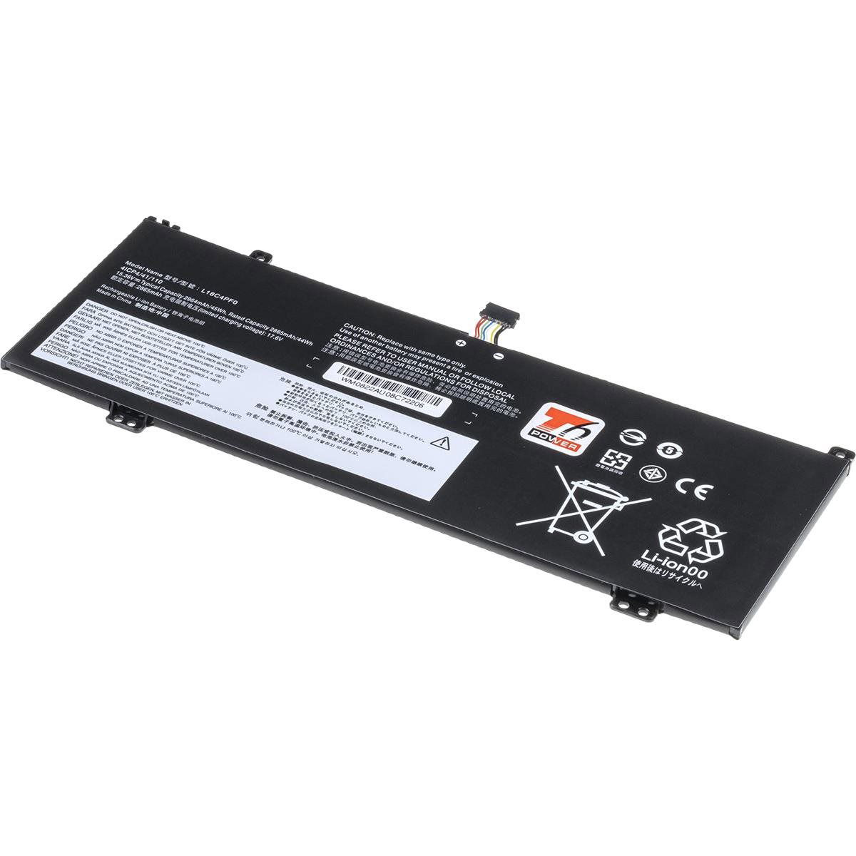 T6 Power Lenovo ThinkBook Plus, Li-Poly, 15,36V, 2964mAh, 45Wh (NBIB0204_v126738)-0