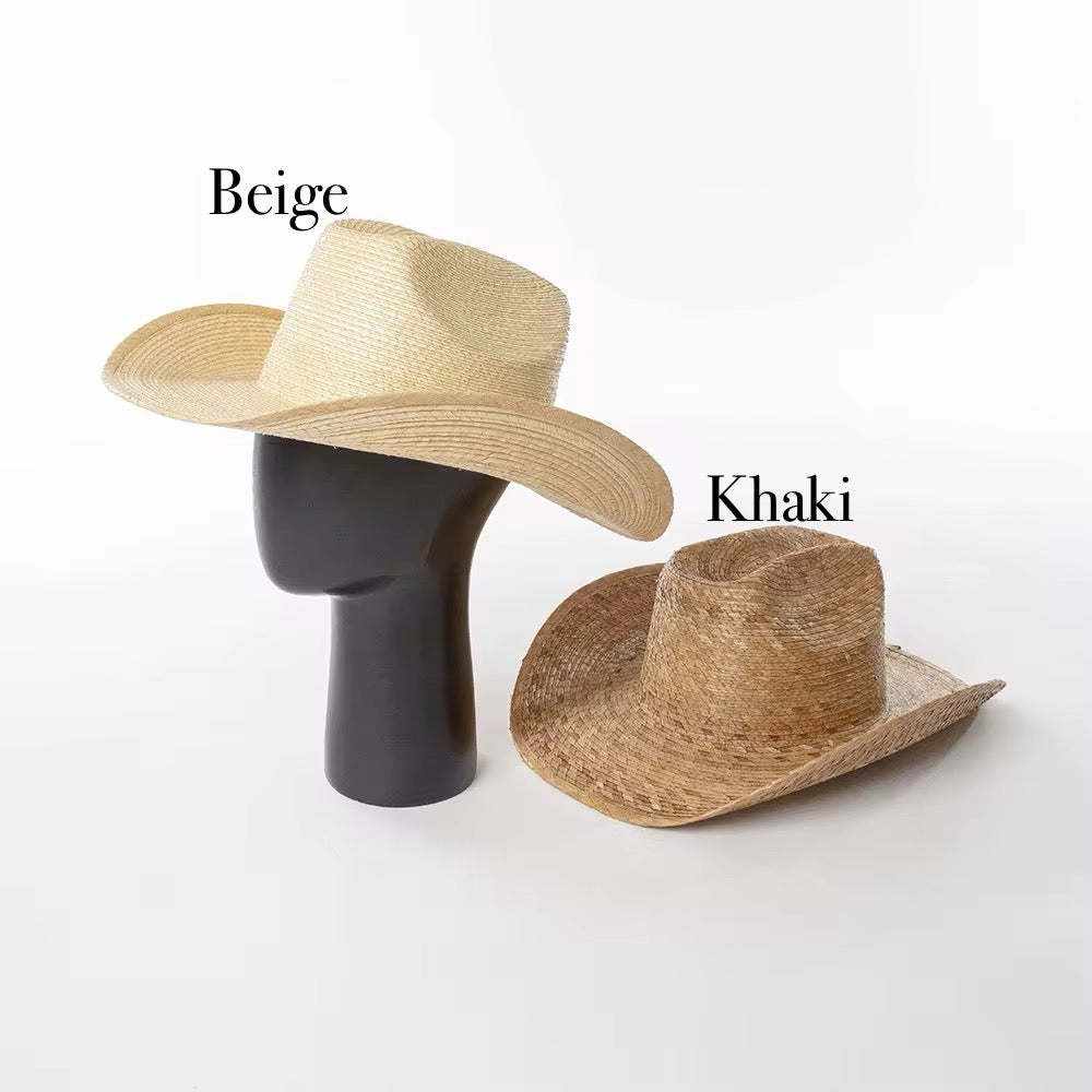 Turfing Straw Cowboy Hat-1