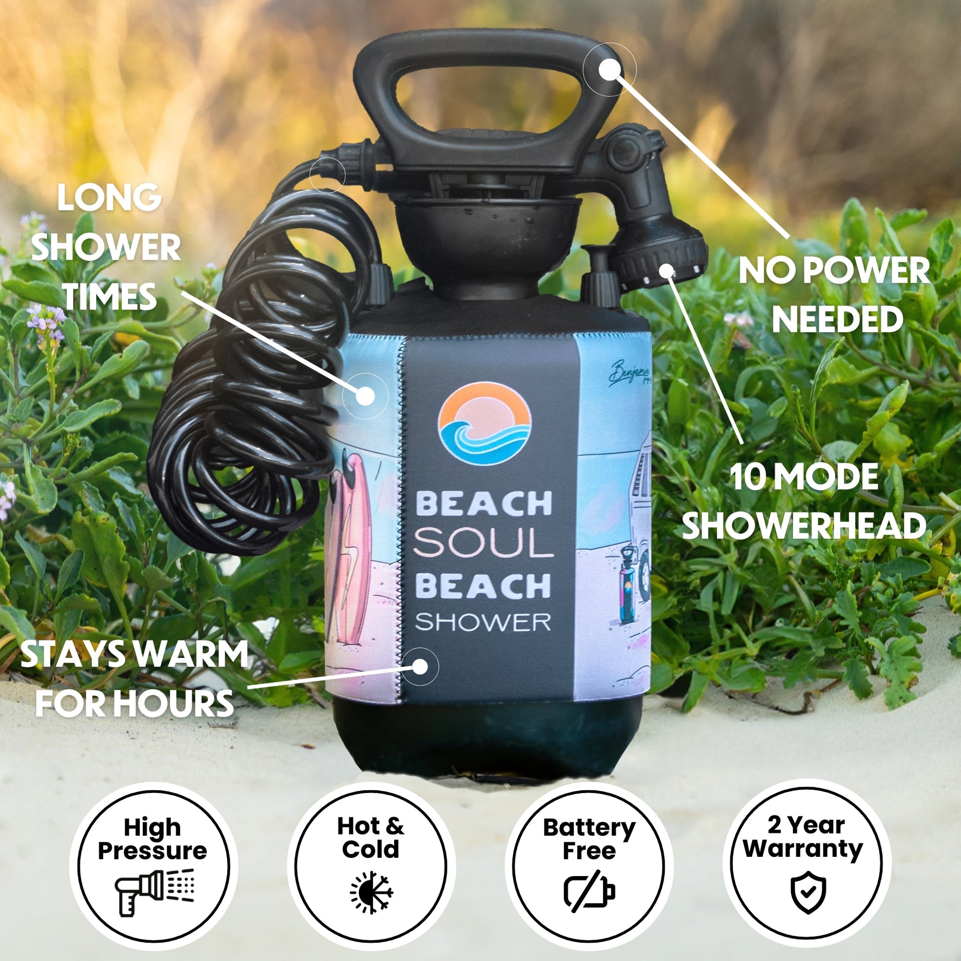 Portable Shower Stoked 5L-3