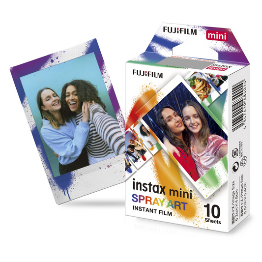 Fujifilm Instax Mini Film Spray Art instant fotópapír (10 db) (16779809)-0