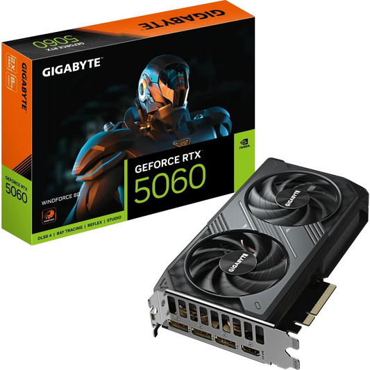GIGABYTE GeForce RTX 5060 WINDFORCE 8G NVIDIA 8 GB GDDR7 (GV-N5060WF2-8GD)-0