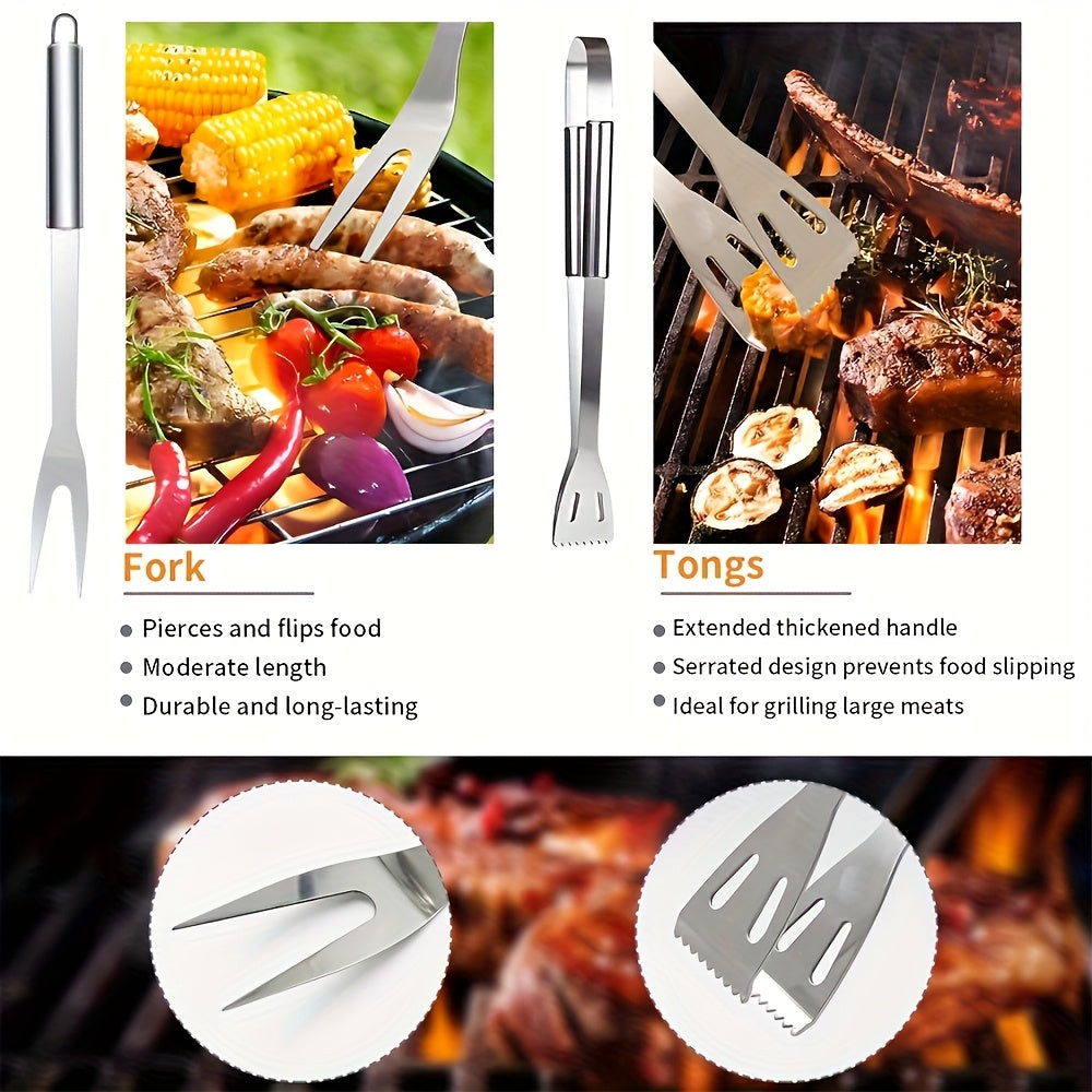 BBQ Grill Accessories Set (17pcs)-1