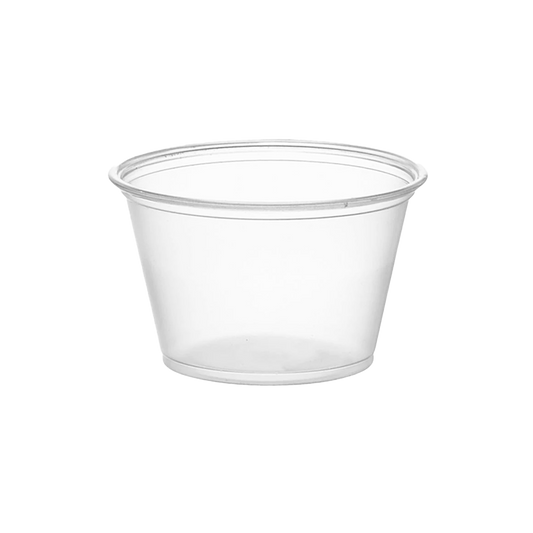 PLA Portion Cups Compostable - 2500 x 2 oz. portion cups per case - Sold By The Case-0