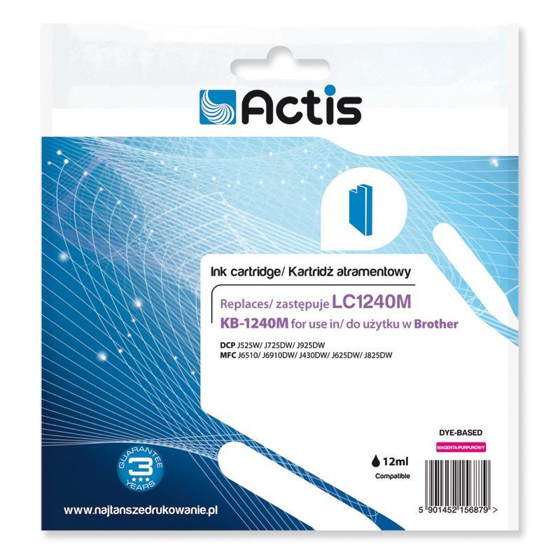Actis (Brother LC1240M/LC1220M) Tintapatron Magenta (KB-1240M)-0