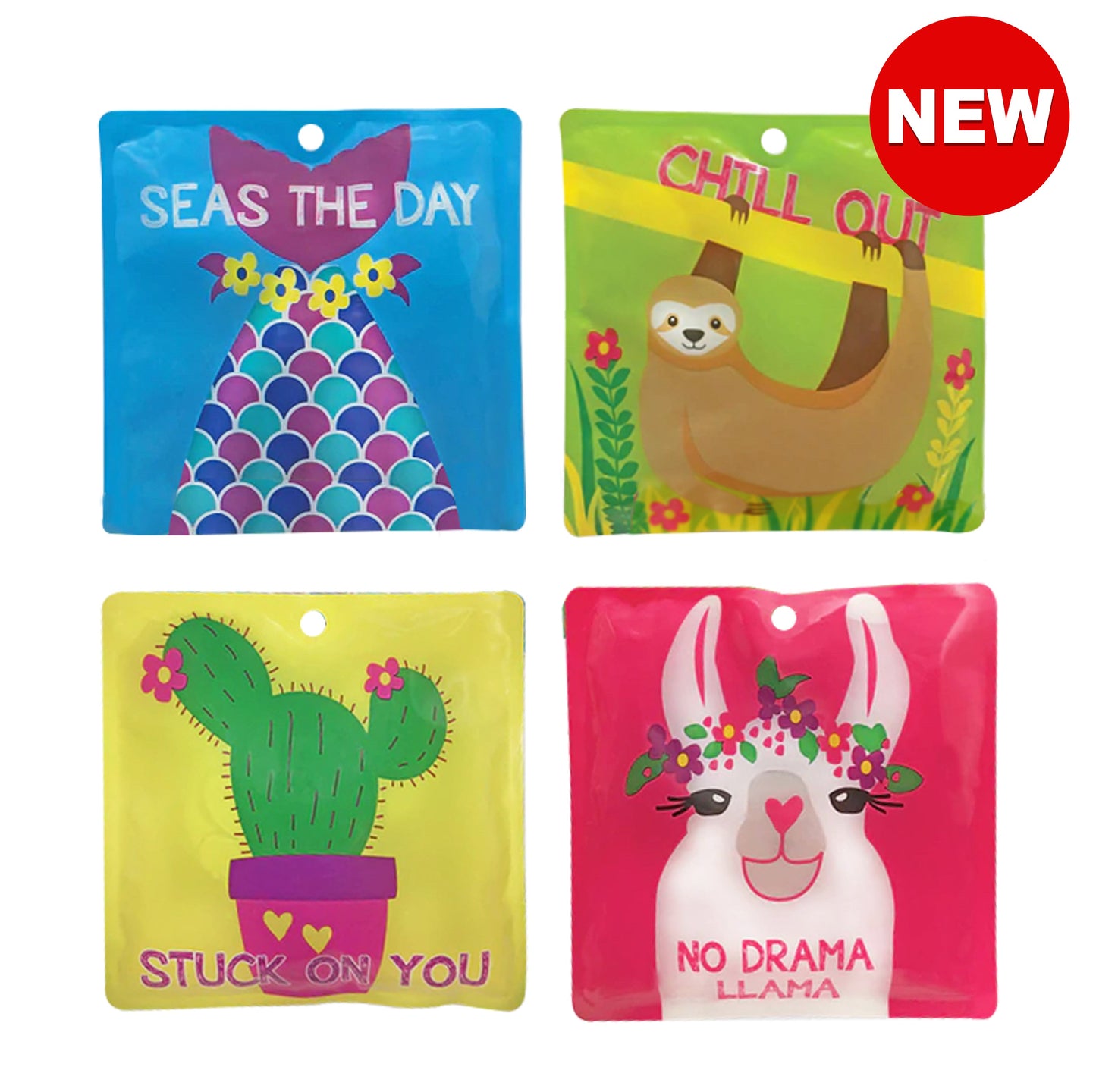 6x6 Sloth Reusable Eco-Friendly Ice Pack (1pc)-1