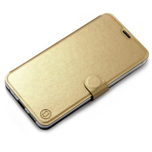 Mobiwear C_GOS Honor 50 aranyszínű flipes tok szürke belsővel (5903516922550)-0