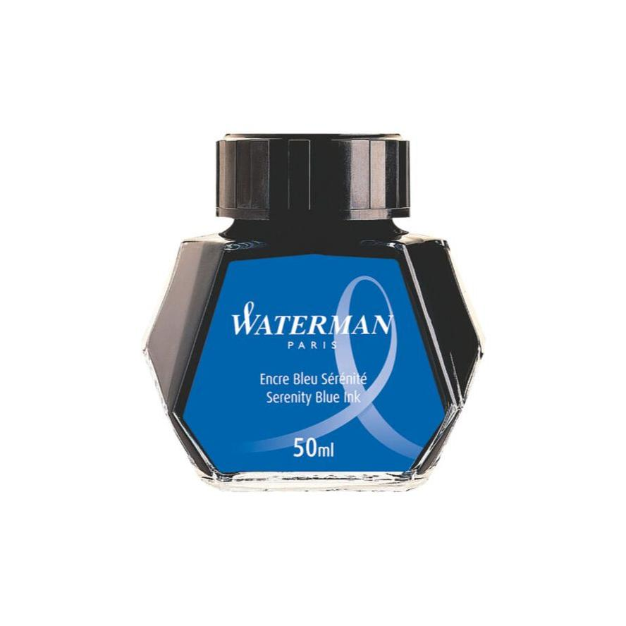 WATERMAN Tintenflacon Serenity Blue (alt: Floridablau) (S0110720) (S0110720)-0