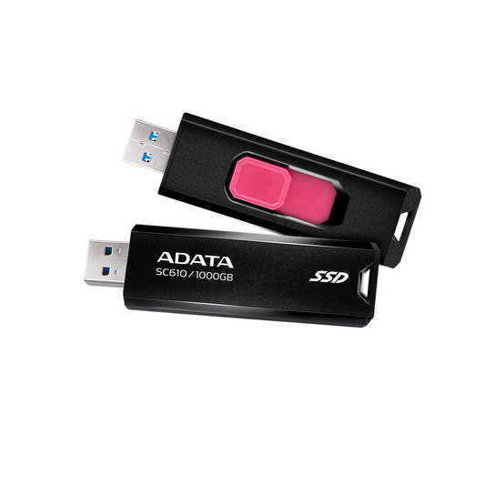 1TB ADATA külső SSD meghajtó SC610 fekete-piros (SC610-1000G-CBK/RD) (SC610-1000G-CBK/RD)-0