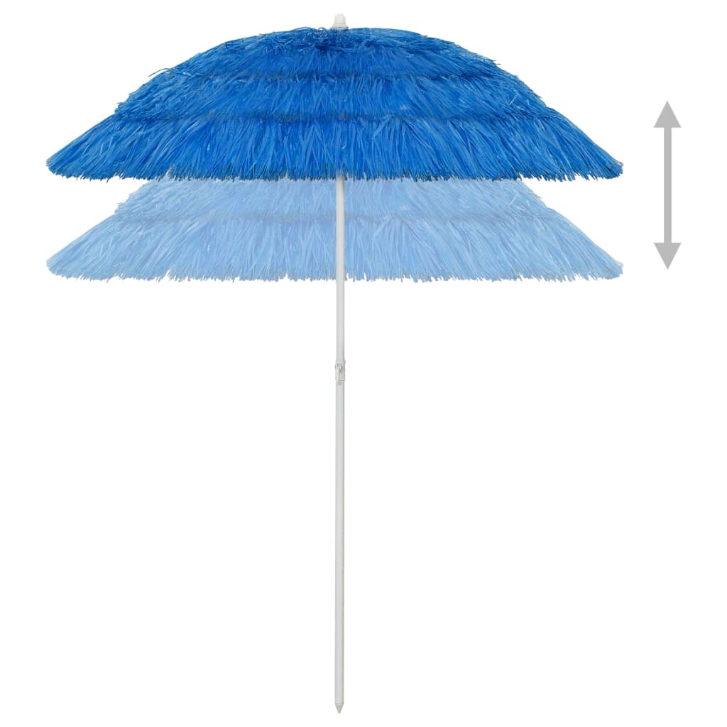 NNEVL Beach Umbrella Blue 180 cm