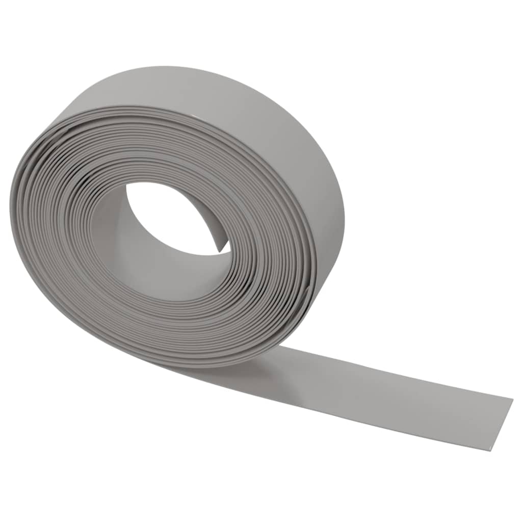NNEVL Garden Edgings 3 pcs Grey 10 m 15 cm Polyethylene-3