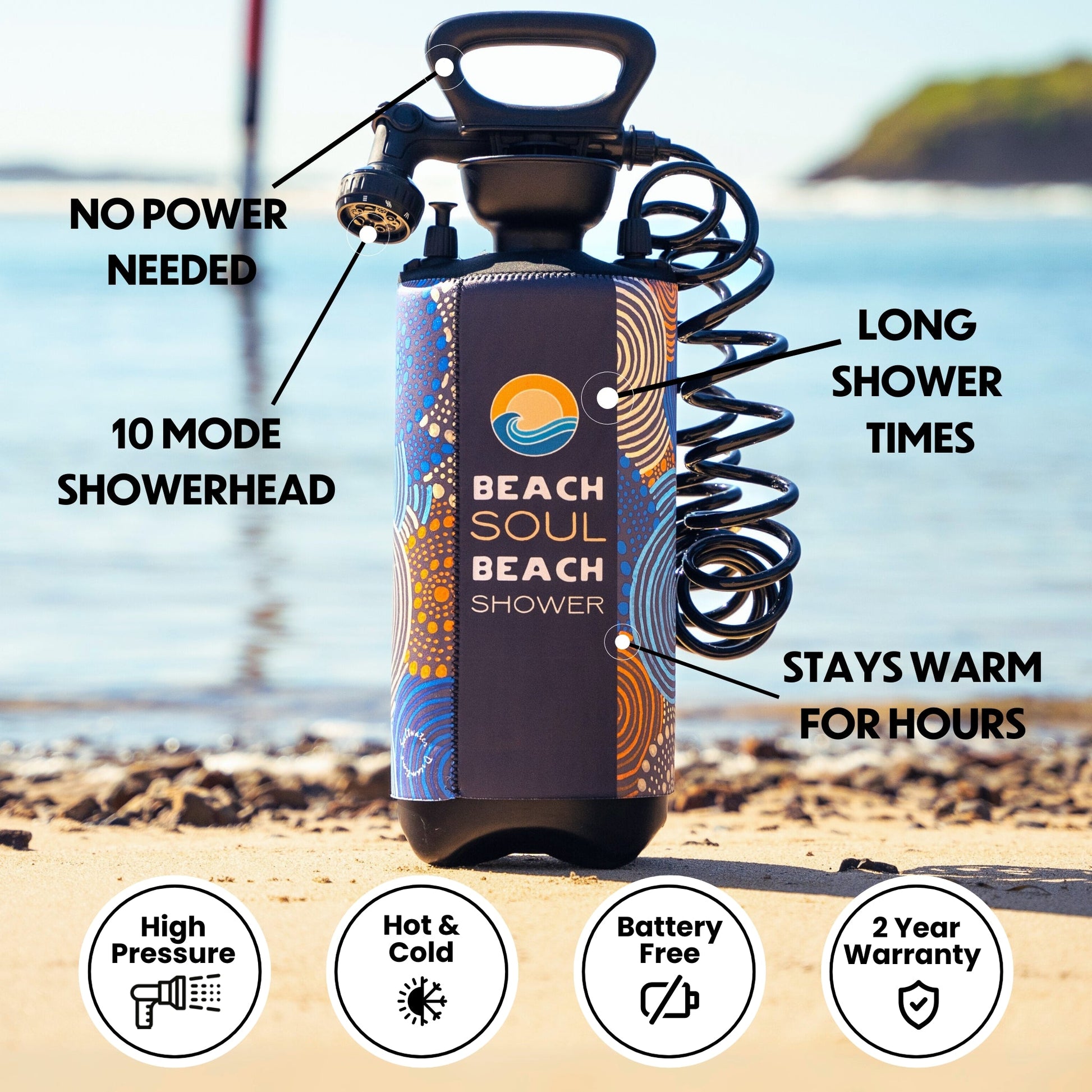 Portable Shower Jamigam 8L-3