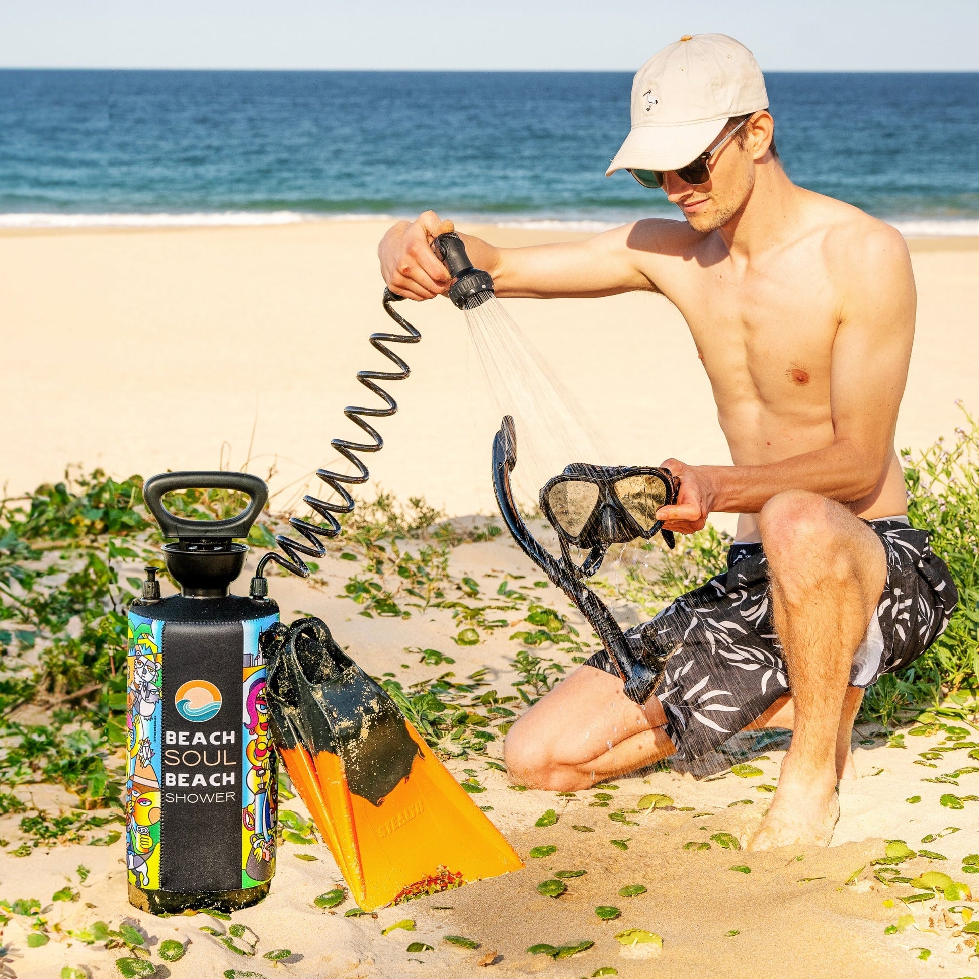 Portable Shower Livin' the Dream 8L-2