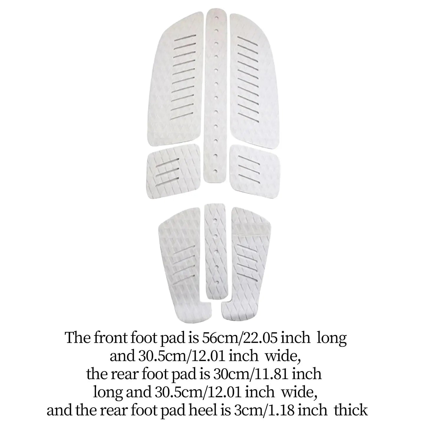 NNEOBA 8-Piece Surf Deck Traction Pad Set
