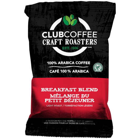 Club Coffee Craft Roasters | Breakfast Blend | Fractional Packaging - Case of 64 x 2 oz Packets-0